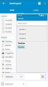 When creating a new app, the first screen on this app is shared projects. How To Create A Dictionary App In Sketchware Tutorial Sketchware Indonesia