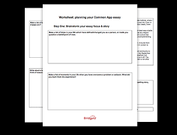 Amazing rating of 4.8/5 among free writing apps. Free Resource Common App Essay Template Bridgeu