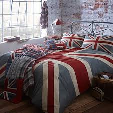24 union jack furniture and decor ideas. Grey Vintage Union Jack Bed Linen Duvet Covers Love Too Bad They Don T Have The Super King Size Duvet That Woul Union Jack Bedroom Union Jack Decor Home