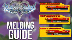 The ability system in birth by sleep is similar to that of kingdom hearts ii, but with a little twist. Kingdom Hearts Birth By Sleep Thunder Roll Ice Slide And Fire Cartwheel Melding Guide Youtube