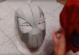 You can use it as a simple spidey mask or a faceshell under your fabric mask. Easy Spider Man V 1 Faceshell Mask For Cosplay Pdf Template Etsy In 2021 Spiderman Face Spiderman Paper Mask Template
