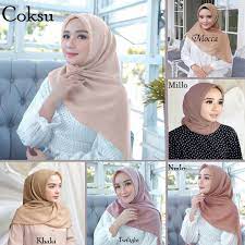 Beli kerudung bella square online berkualitas dengan harga murah terbaru 2021 di tokopedia! Hijab Bella Square Hijab Segi Empat Lazada Indonesia