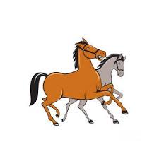 Two Horses Clipart png images ...