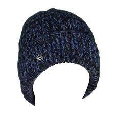 Chanel Blue Black Chunky Cashmere Knit Beanie Hat 1stdibs Com Knit Beanie Hat Beanie Hats Knit Beanie