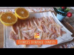 Ecorces D Orange Confits قشر البرتقال طايب في شربات معسل مجفف Youtube In 2020 Food Desserts Chicken