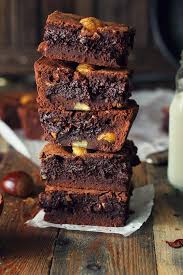 Brownies De Castanas Asadas Postres Con Castanas Pasteles Deliciosos Kanela Y Limon