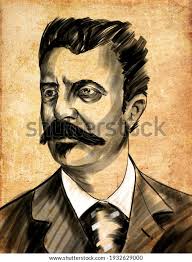 Henri René Albert Guy De Maupassant Stock Illustration 1932629000