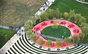 Un modo per lasciare entrare un soffio di primavera in attesa di poter tornare davvero a percorrere i suoi vialetti e a respirare il profumo dei suoi fiori. Biblioteca Degli Alberi By Inside Outside 2019 06 01 Architectural Record