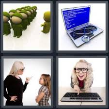 4 Pics 1 Word Answer For Army Error Yell Keyboard Heavy Com