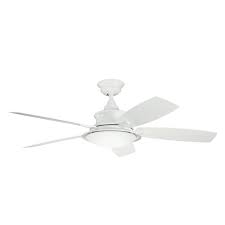 Kichler clermont 52 in satin natural bronze led indoor ceiling fan with remote 5 blade the fans department at lowes. Cameron White 52 Outdoor Ceiling Fan With Light Remote Control Cameron White 52 Outdoor Ceiling Fan With Light Remote Control Kichler Fan Company Kichler 310104wh Ceiling Fans Ceiling Fans