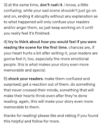 Tips For Writing Angsty Scenes Without Making It Too Cliche Or Cringy Writing Tips Writing Words Book Writing Tips