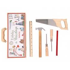 Petite Valise Bricolage 6 Outils Moulin Roty Boite A Outils Moulin Roty Atelier De Bricolage
