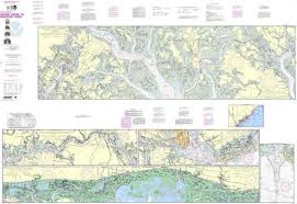 Details About Noaa Nautical Chart 11518 Intracoastal Waterway Casino Creek To Beafort River