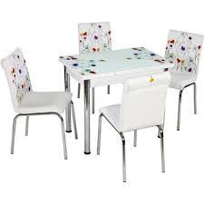 60x60 masa takımı 40x40 paslanmaz taban ağırlıklıdır 2 sandalyelidir tüm cam masalar. Evistro Yandan Acilir Cam Mutfak Masa Takimi 4 Sandalyeli 60 Fiyati