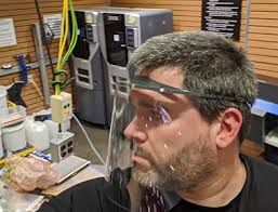 Johns Hopkins APL Maker Community Crafting Face Shields for Medical Workers 