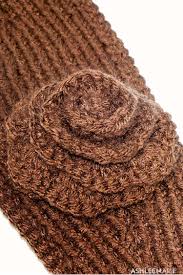 Ear warmer headbands are wider than regular headbands, but they won't cover up your hair like a hat. Knit Ear Warmer Pattern With Flower Crochet Ashlee Marie Real Fun With Real Food