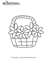 A beautiful flower always makes us smile. Basket Of Flowers Coloring Pages Easy Flower Drawings Coloring Pages Flower Drawing