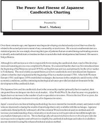 The Power And Finesse Of Japanese Candlestick Charting Pdf