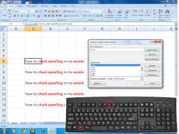 Learn New Things Shortcut Key To Spelling Check In Ms Excel