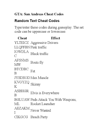 Code san andreas pc 2008 arabe found at sool.uno, smulkusverslas. Cheats Code For Gta San Andreas