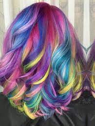 Purple Neon Streak Rainbow Dyed Hair Color Hrvahairartistry Hair Dye Colors Rainbow Hair Bright Hair