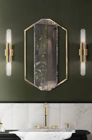 With large & round design, the circle wall mirror is a perfect vanity mirror or home decoration. 5 Gold Accented Wall Mirrors To Enhance Your Luxury Bathroom Decor
