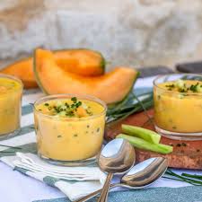 Soupe Froide De Melon Et Ciboulette Vegan Sans Gluten Free The Pickle Recette Soupe Melon Sans Gluten