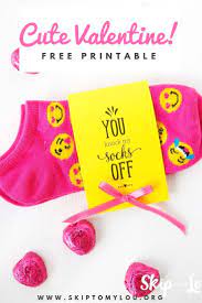 Surprise you, perform better than you expect this music will knock your socks off! Printable Valentines For Socks A Cute Way To Gift Socks Valentines Printables Valentines Printables Free Valentines Socks