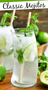 Classic Mojito Is A Beautiful Cuban Cocktail That Is Slightly Sweet And Refreshing There Are Only Fi In 2020 Mojito Recipe Mojito Recipe Classic Alcohol Drink Recipes