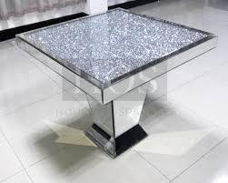 Diamond Crush Dining Table Mirrored Furniture Decor Dining Table Mirrored Furniture