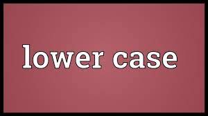 Maybe you would like to learn more about one of these? Lower Case Meaning Youtube