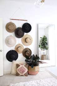 How To Make Hat Wall Display At Home Organize Hats On This Diy Hat Rack Hat Wall Display Wall Hats Hat Wall