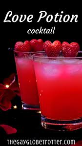 This Love Potion Cocktail Is A Deliciously Sweet Drink That Is The Perfect Valentines Day Dr Valentines Drinks Alcoholic Fruity Alcohol Drinks Valentine Drinks