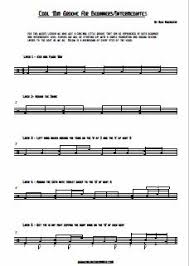 Cool Tom Groove Beginner Intermediate Pdf Onlinedrummer Com Drum Lessons Groove Cool Stuff