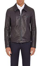 Barneys Captures Giorgio Armani S Timeless Elegance Leather Jacket Armani Giorgio Armani