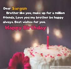 Dear Brother Birthday Cake With Name And Photo For Brother Names Picture Of Sargun Is Loading Please Wait Birthday Wishes For Brother Wishes For Brother Birthday Wishes