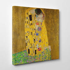 Malujemy „pocałunek gustava klimta cz.3. Pocalunek Gustav Klimt Obraz Na Plotnie Canvas Reprodukcja Obrazu