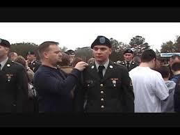 Infantry "Turning Blue" Ceremony