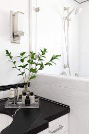 Thompson 73 double modern bathroom vanity set avanity top finish: Honed Black Marble Bathroom Vanity Top Transitional Bathroom