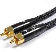 Melodika MD2RD05 Black Edition - Kabel 2x RCA 0.5 m