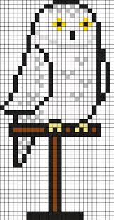 Hedwig By Tashar H On Kandi Patterns Harry Potter Perler Beads Harry Potter Crochet Cross Stitch Harry Potter