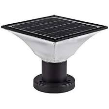 Solar post cap lights are fairly easy to install and automatically illuminate at night time. T8frfqh Fooyancho Solar Post Cap Lights Outdoor Solar Powered Deck Post Lights Waterproof Warm White Led Post Lighting Fits 4x4 Or