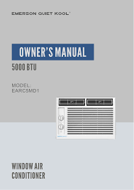 Besides, it's possible to examine each page of the guide singly by using the scroll bar. Emerson Quiet Kool Earc5md1 Owner S Manual Manualzz