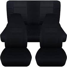 Black And White Jeep Wrangler Seat Covers 1997 2006 Jeep Wrangler Tj Seat Covers Black Full Set Front Rear 23 Colors 1998 1999 200 Jeep Wrangler Seat Covers Jeep Wrangler Interior Jeep Wrangler