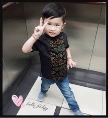 Model Baju Batik Modern Kombinasi Untuk Anak Laki Laki Model Baju Anak Laki Gaya Anak Baju Anak