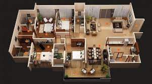 Plan rumah setingkat 4 bilik. Plan Rumah Banglo Setingkat 4 Bilik Ohsempoi