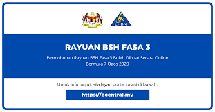 Semakan kelulusan bsh boleh dibuat di laman rasmi bsh lembaga hasil dalam negeri malaysia (lhdnm). Rayuan Bsh Fasa 3 Permohonan Online Mulai 7 Ogos 2020