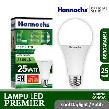 Lampu sorot rell led 12 watt. Jual Hannochs Lampu Led Premier Cahaya Putih 25 Watt Terbaru Juli 2021 Blibli
