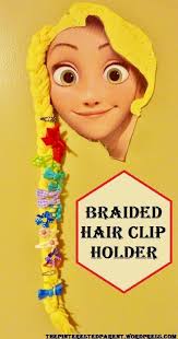 Ribbon {$1.00 for 3 yd. Diy Braided Hair Clip Holder The Pinterested Parent