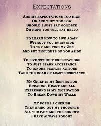 Original Poem About Meeting Your Own Expectations In Life Thelonelygirlshandbook Expectations Expectationsvsreality Poems Positive Quotes Life
